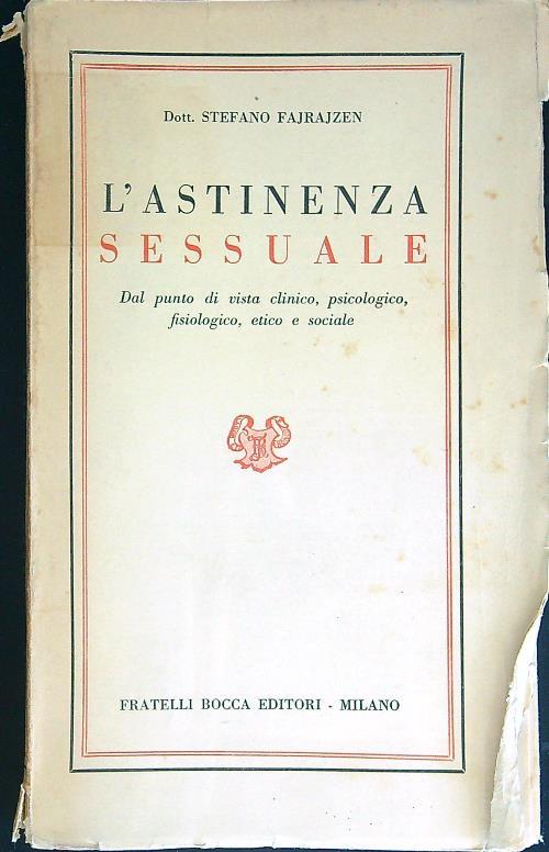 L' astinenza sessuale