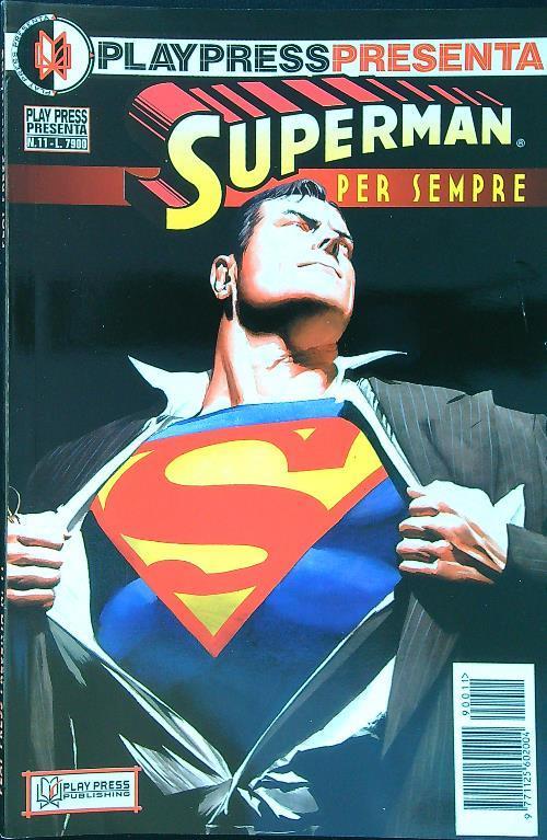 Play Press presenta n. 11: Superman per sempre - copertina