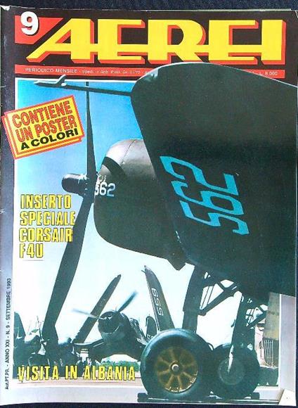 Aerei 9 settembre 1993 (manca poster) - copertina