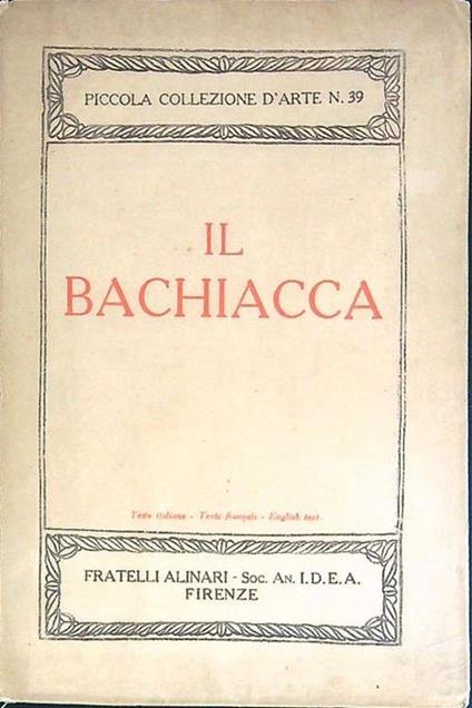 Il  bachiacca - copertina