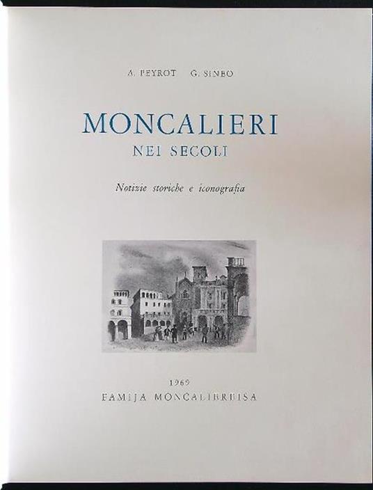 Moncalieri nei secoli - Peyrot - copertina