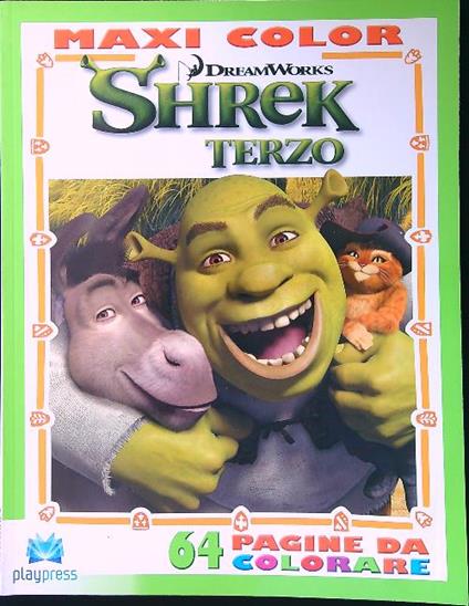 Maxi color n. 8 Shrek Terzo - copertina