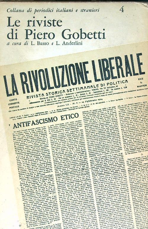 Le riviste di Piero Gobetti