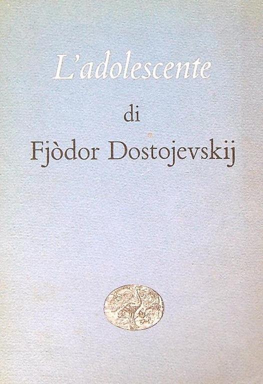 l' adolescente - copertina