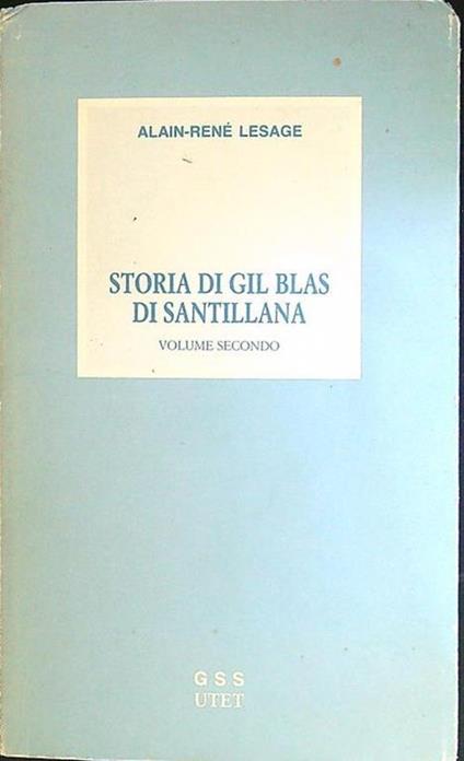 Storia di Gil Blas di Santillana volume 2 - copertina