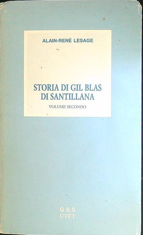 Storia di Gil Blas di Santillana volume 2 - copertina
