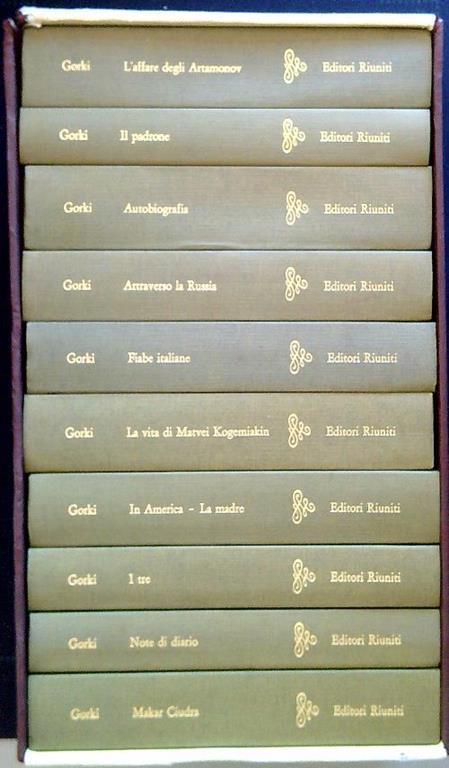 Opere scelte. 10 volumi - Maksim Gorkij - copertina