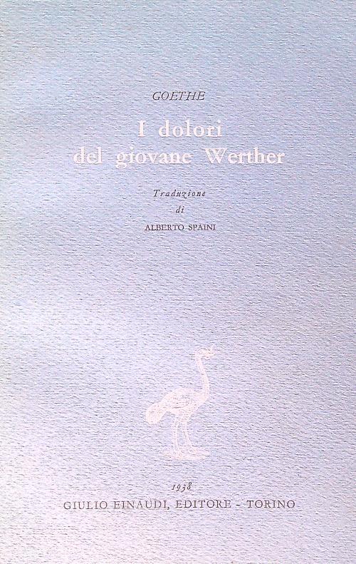 I dolori del giovane Werther