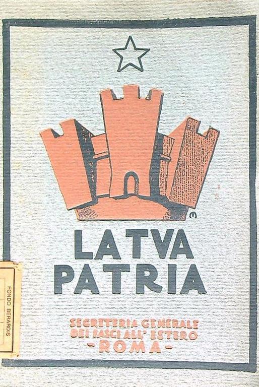 La tua patria - Paolo Monelli - copertina