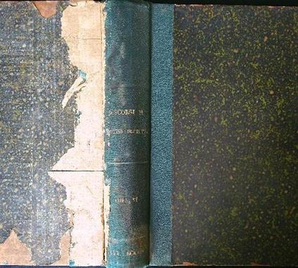 Discorsi parlamentari di Agostino Depretis. Volume sesto - Agostino Depretis - copertina