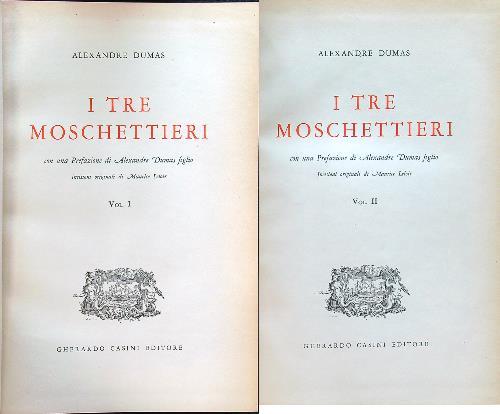 I tre moschettieri 2vv