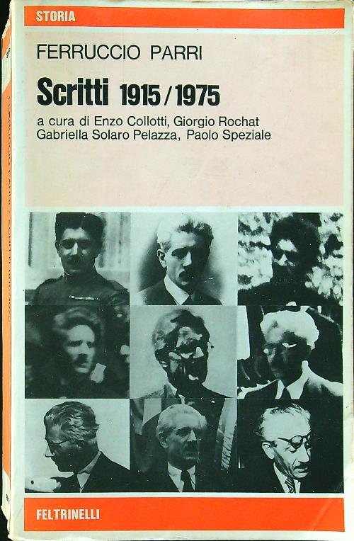 Scritti 1915/1975