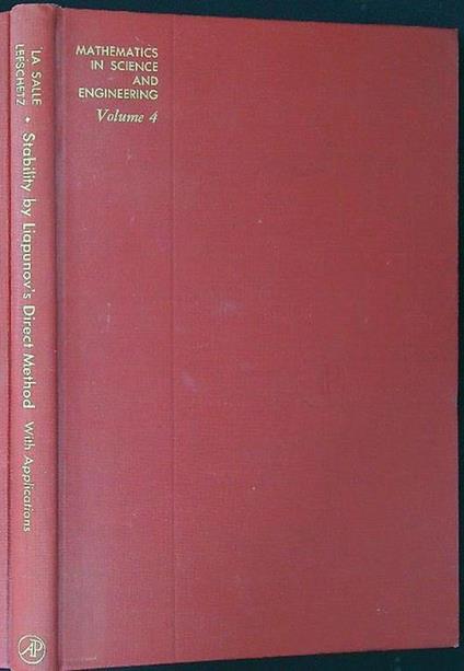 Stability by Liapunov's Direct Method - copertina