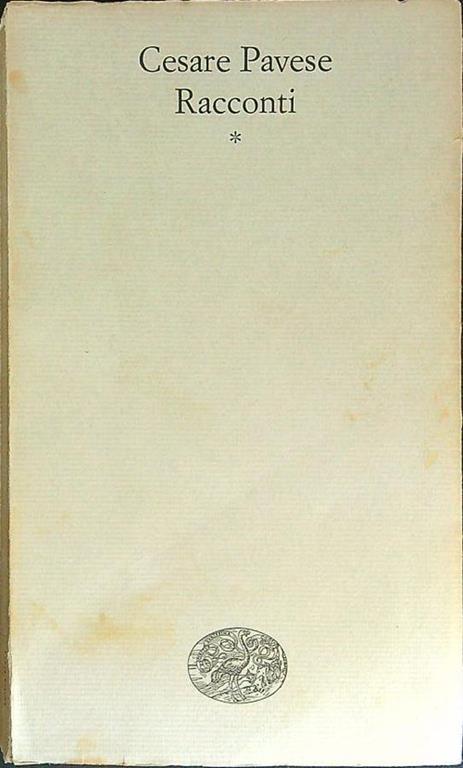 Racconti I - Cesare Pavese - copertina