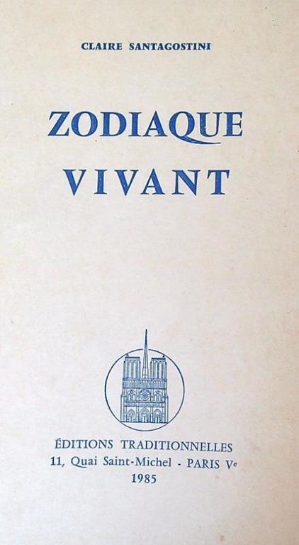 Zodiaque vivant - copertina