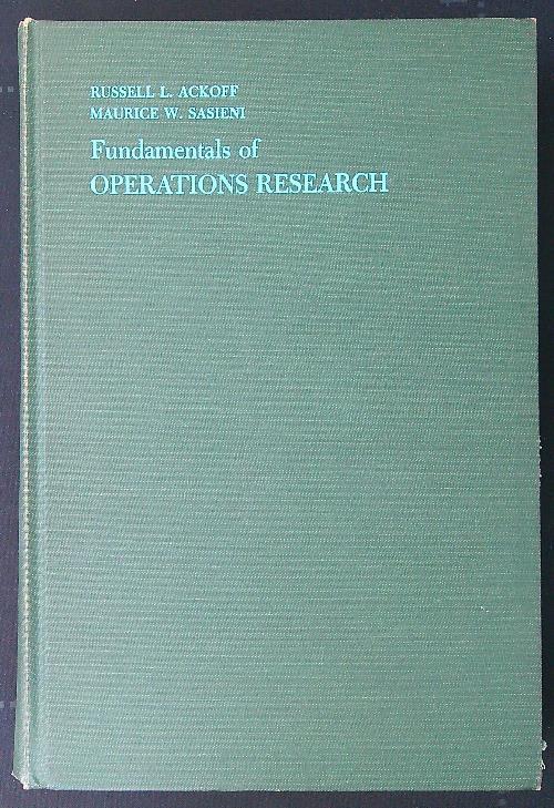 Fundamentals of Operations Research