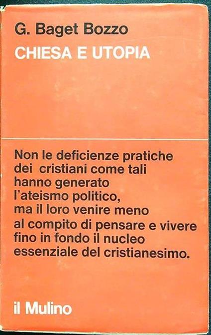 Chiesa e utopia - copertina