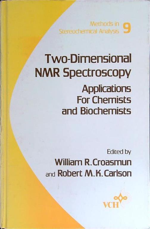 Two-Dimensional NMR Spectroscopy - copertina