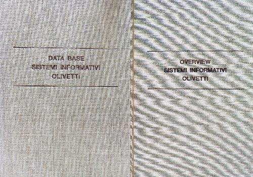 Olivetti DGSI/OAI 1988 vol I-II 2vv