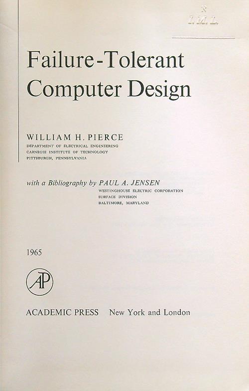 Failure-Tolerant computer design
