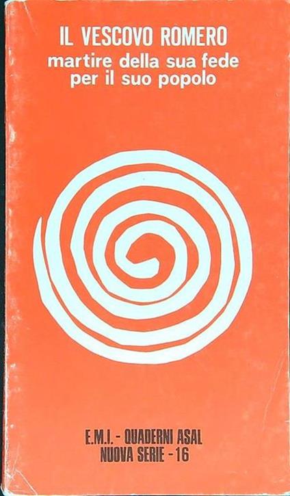 Il vescovo Romero - copertina