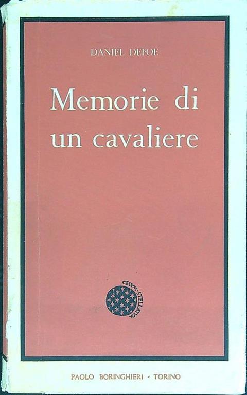 Memorie di un cavaliere - Daniel Defoe - copertina