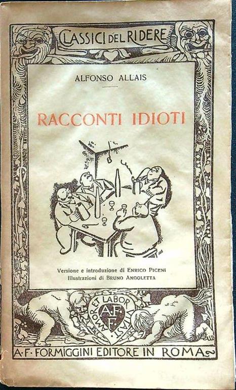 Racconti idioti - copertina
