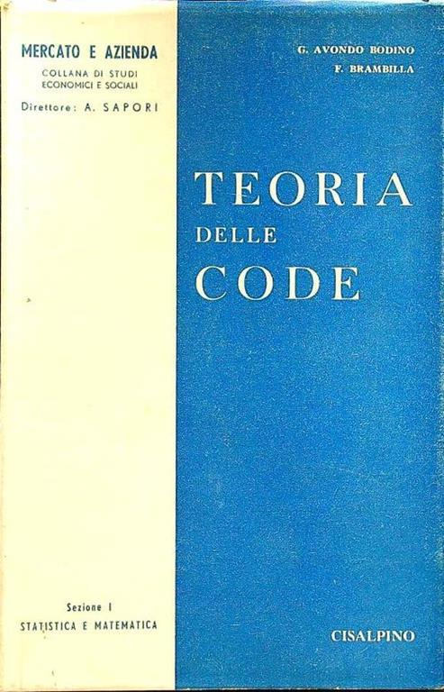 Teoria delle code - copertina