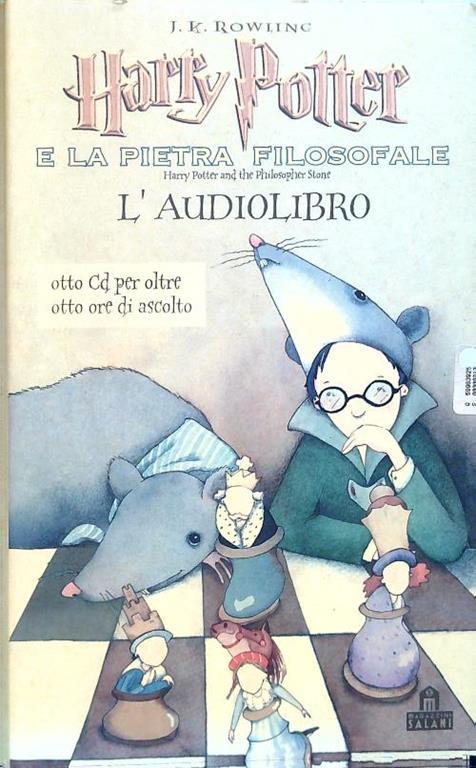 Harry Potter e la pietra filosofale - L'Audiolibro - J. K. Rowling - copertina