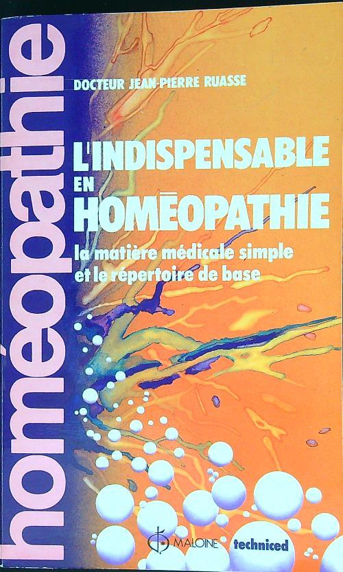 L' indispensable en homeopathie