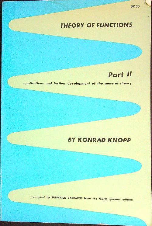 Theory of functions Part II