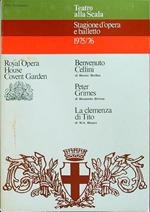 Stagione d'opera e balletto 1975/76 Royal Opera House Covent Garden