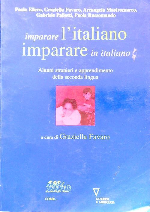 Imparare l'italiano, imparare in italiano