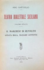 Teatro dialettale siciliano. Volume ottavo