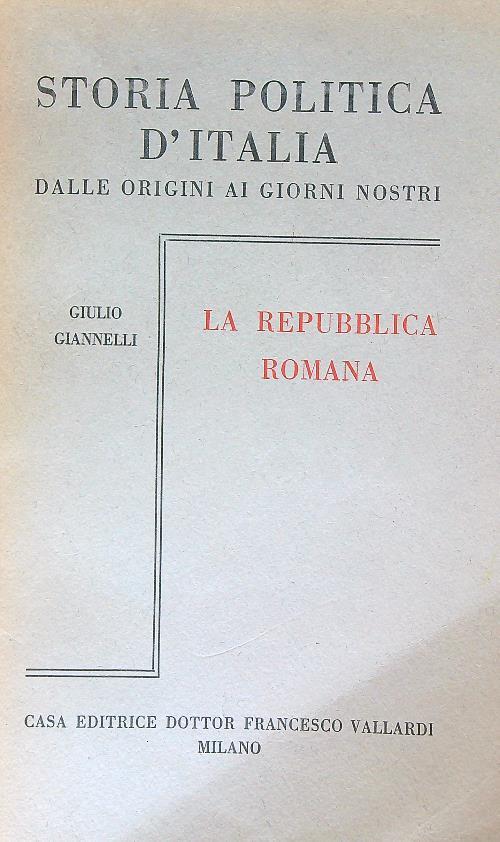 La repubblica romana