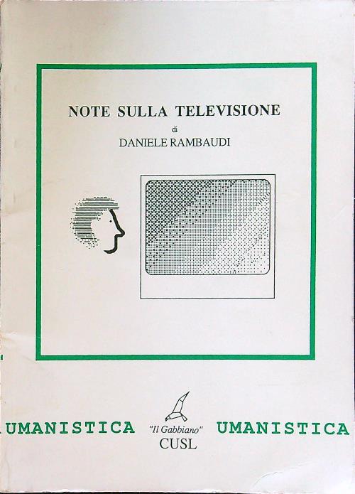 Note sulla televisione