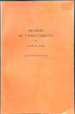 Degrees of unsolvability