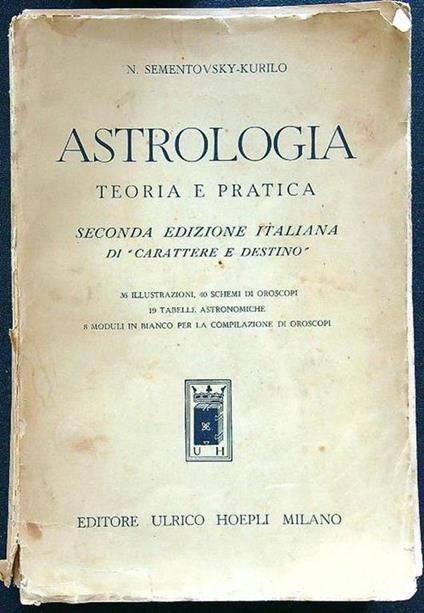 Astrologia teoria e pratica - copertina