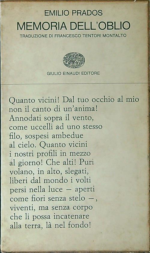 Memoria dell'oblio