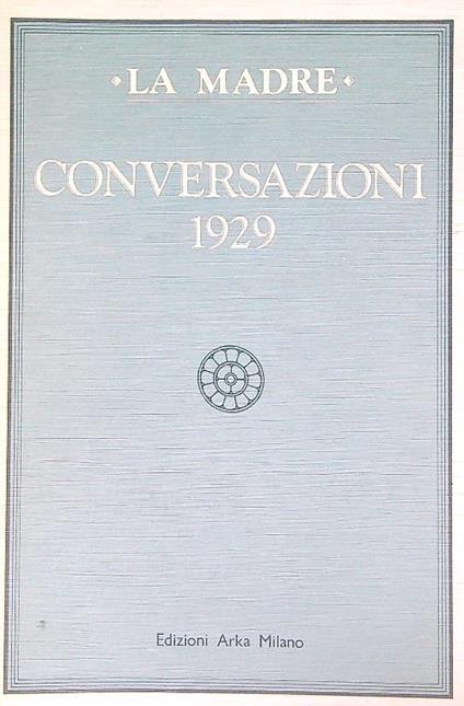 Conversazioni 1929 - copertina