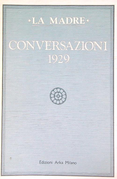 Conversazioni 1929 - copertina