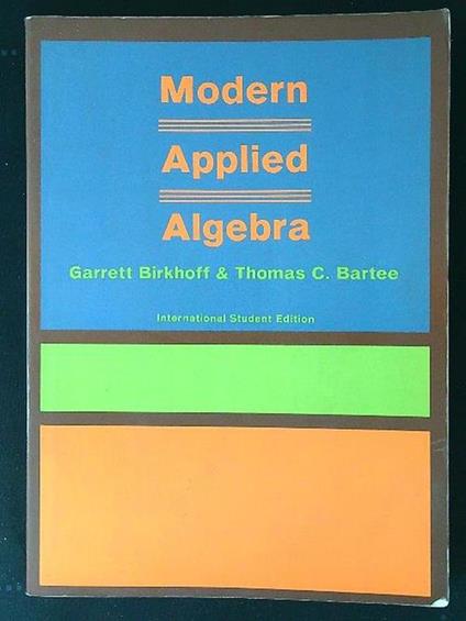 Modern Applied Algebra - copertina