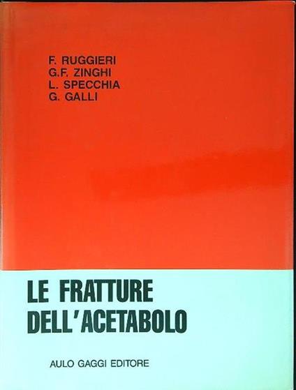 Le  fratture dell'acetabolo - copertina