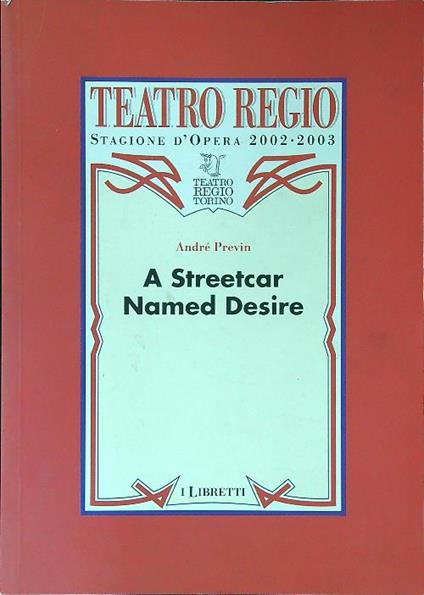 A Streetcar Named Desire - Andrè Previn - copertina