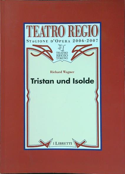 Tristan und Isolde - Richard Wagner - copertina