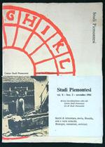 Studi Piemontesi vol. X fasc. 2 - novembre 1981