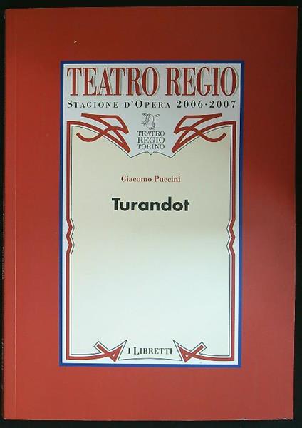 Turandot - Giacomo Puccini - copertina