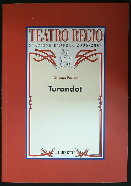 Turandot - Giacomo Puccini - copertina