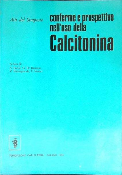 Conferme e prospettive nell'uso della calcitonina - copertina