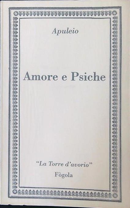 Amore e Psiche - Apuleio - copertina